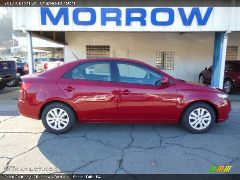 Crimson Red / Stone 2013 Kia Forte EX