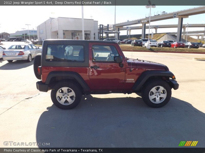 Deep Cherry Red Crystal Pearl / Black 2012 Jeep Wrangler Sport S 4x4