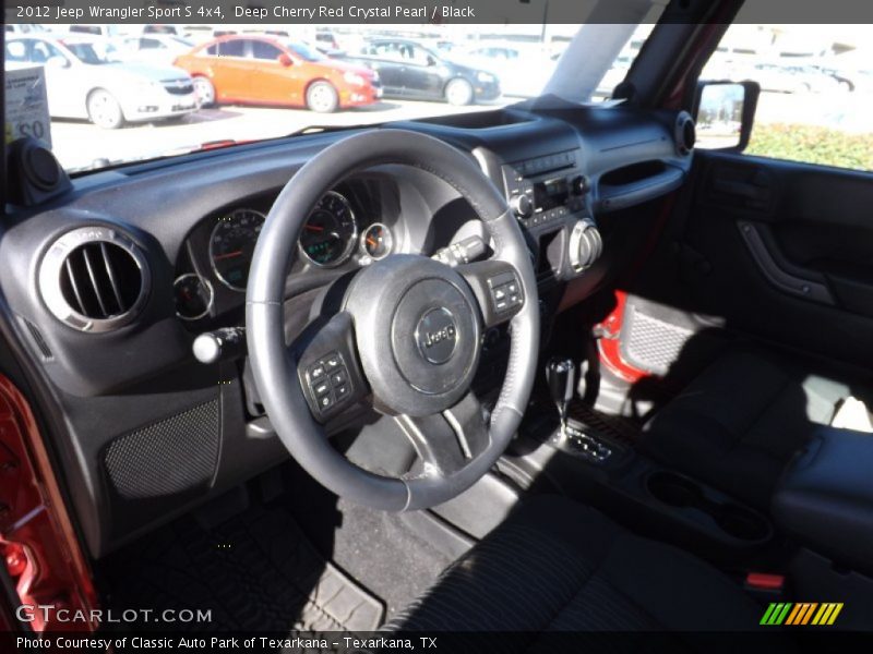 Deep Cherry Red Crystal Pearl / Black 2012 Jeep Wrangler Sport S 4x4