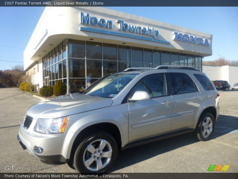 Liquid Silver Metallic / Ebony 2007 Pontiac Torrent AWD