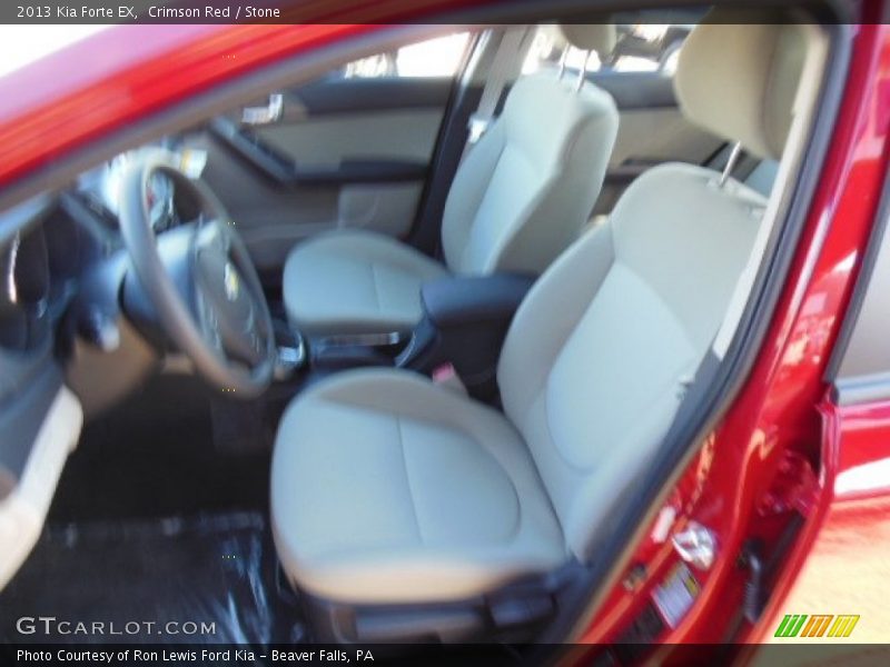Crimson Red / Stone 2013 Kia Forte EX