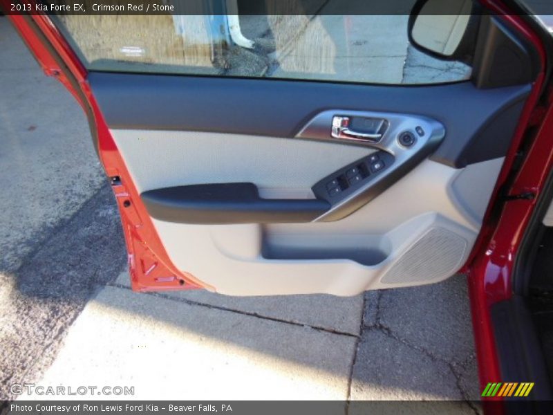 Crimson Red / Stone 2013 Kia Forte EX