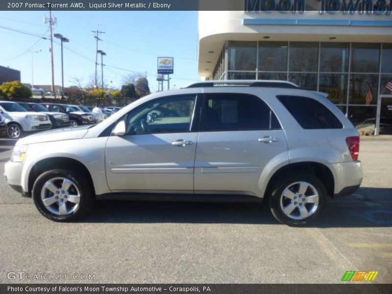 Liquid Silver Metallic / Ebony 2007 Pontiac Torrent AWD