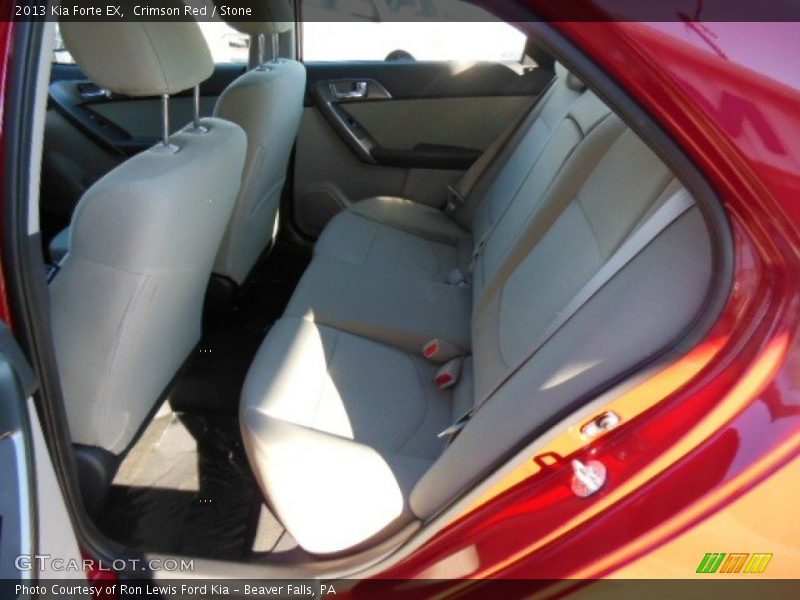 Crimson Red / Stone 2013 Kia Forte EX