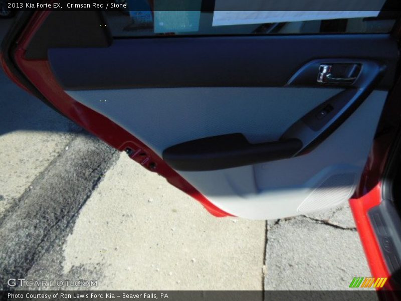 Crimson Red / Stone 2013 Kia Forte EX