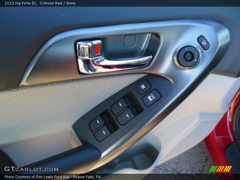 Crimson Red / Stone 2013 Kia Forte EX