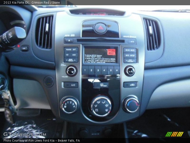 Crimson Red / Stone 2013 Kia Forte EX