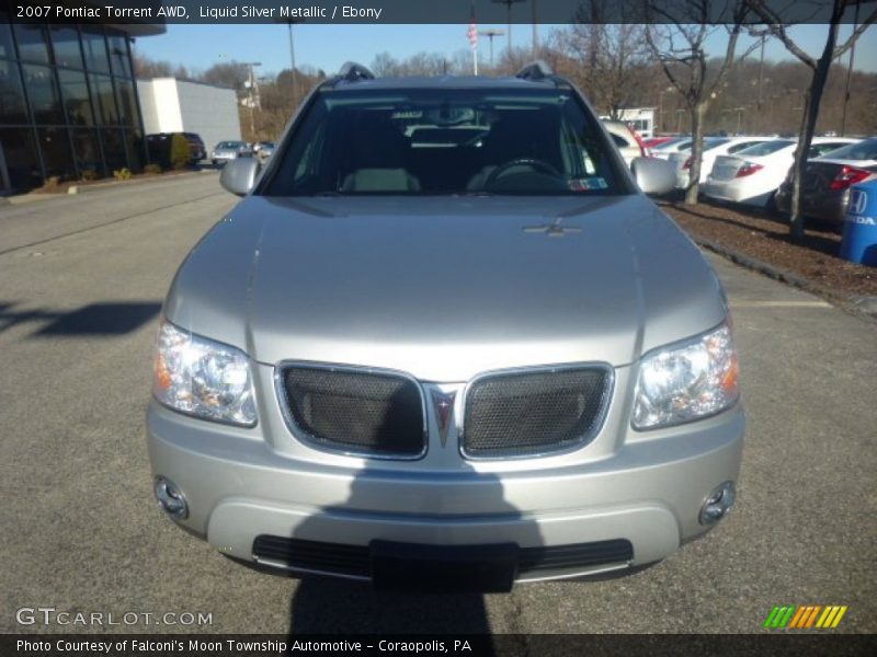 Liquid Silver Metallic / Ebony 2007 Pontiac Torrent AWD