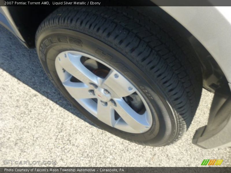 Liquid Silver Metallic / Ebony 2007 Pontiac Torrent AWD