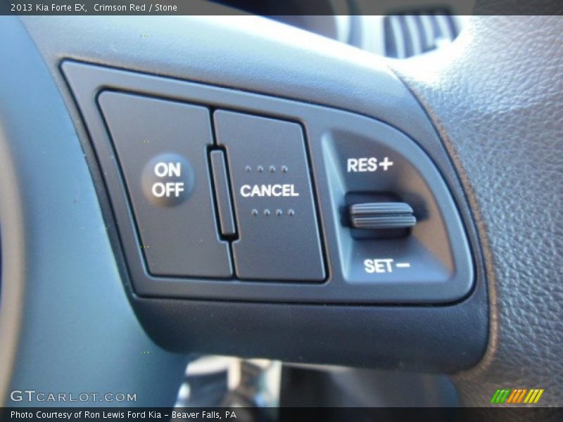 Crimson Red / Stone 2013 Kia Forte EX