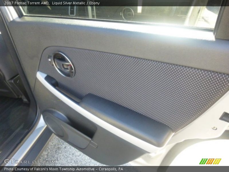 Liquid Silver Metallic / Ebony 2007 Pontiac Torrent AWD