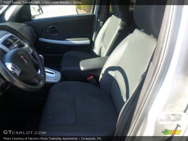 Liquid Silver Metallic / Ebony 2007 Pontiac Torrent AWD
