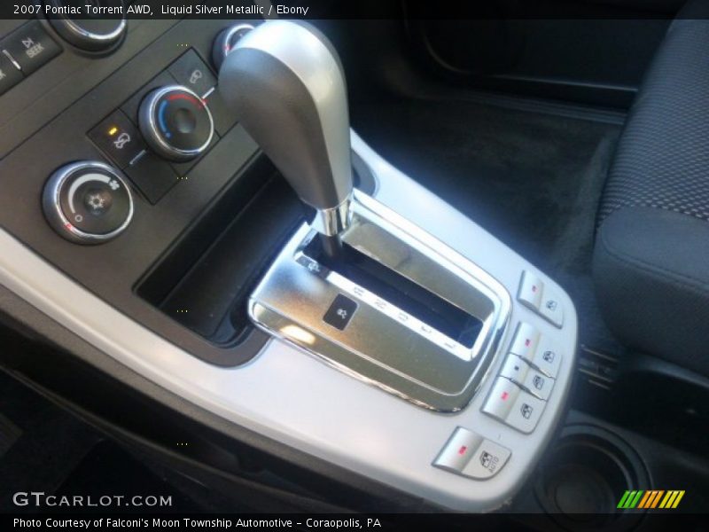 Liquid Silver Metallic / Ebony 2007 Pontiac Torrent AWD