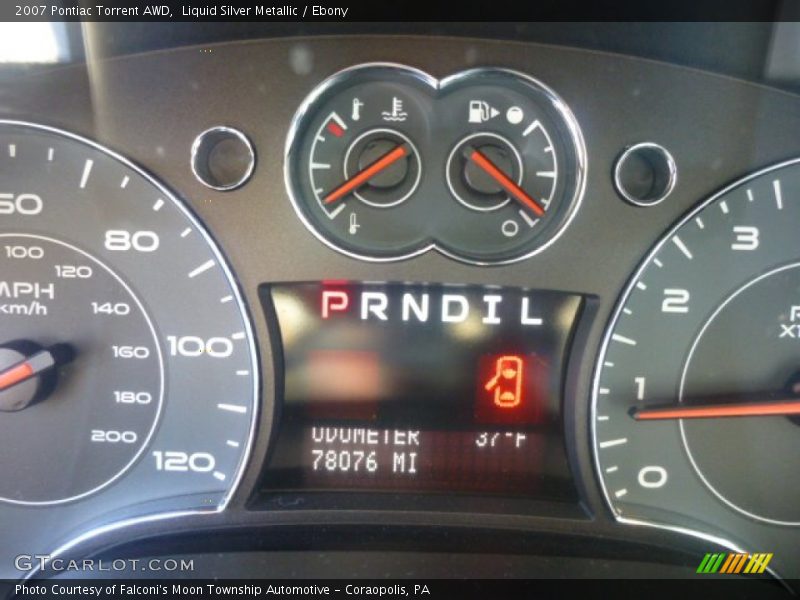 Liquid Silver Metallic / Ebony 2007 Pontiac Torrent AWD