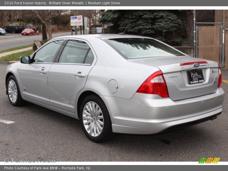 Brilliant Silver Metallic / Medium Light Stone 2010 Ford Fusion Hybrid