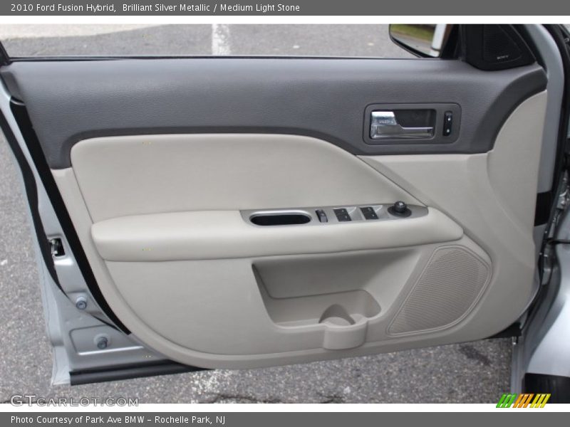 Brilliant Silver Metallic / Medium Light Stone 2010 Ford Fusion Hybrid