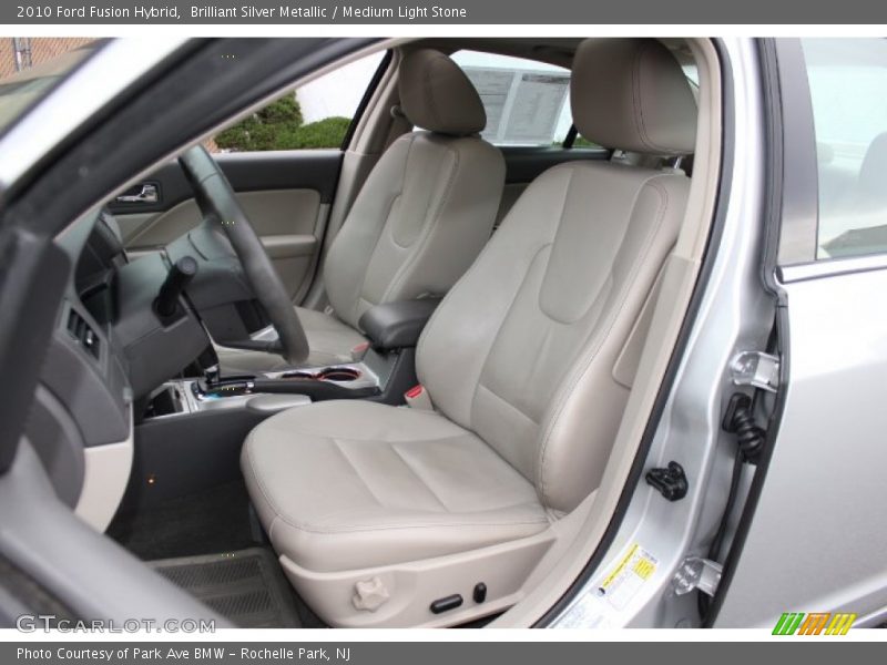 Brilliant Silver Metallic / Medium Light Stone 2010 Ford Fusion Hybrid
