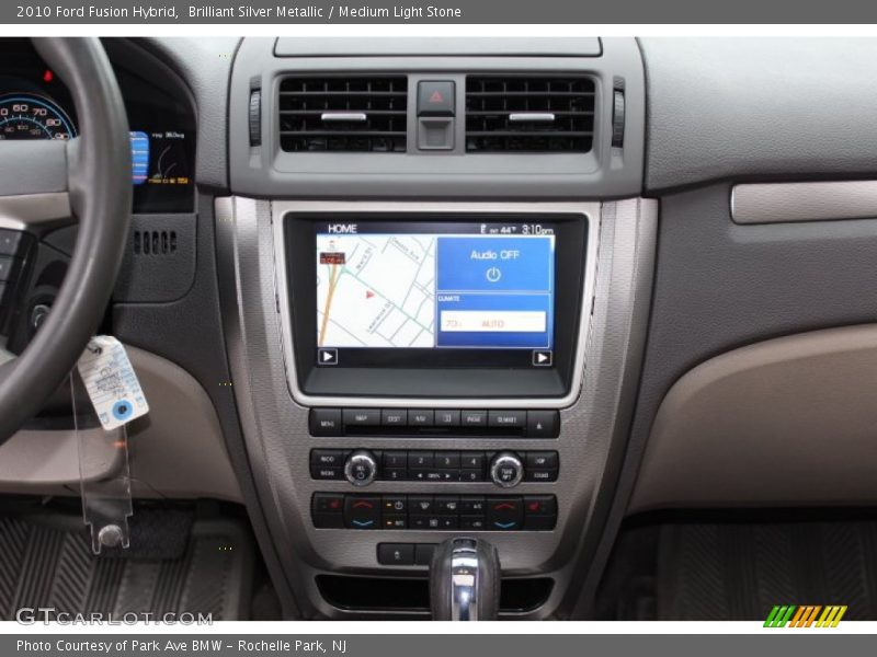 Brilliant Silver Metallic / Medium Light Stone 2010 Ford Fusion Hybrid
