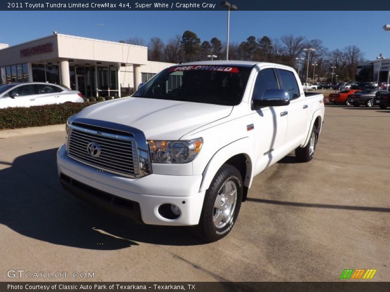 Super White / Graphite Gray 2011 Toyota Tundra Limited CrewMax 4x4