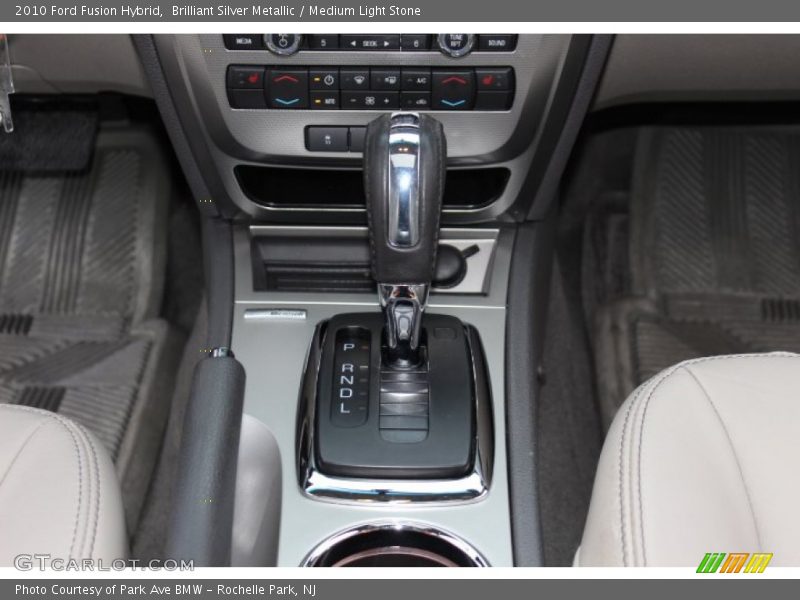 Brilliant Silver Metallic / Medium Light Stone 2010 Ford Fusion Hybrid