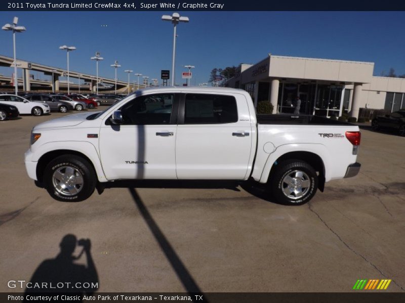 Super White / Graphite Gray 2011 Toyota Tundra Limited CrewMax 4x4