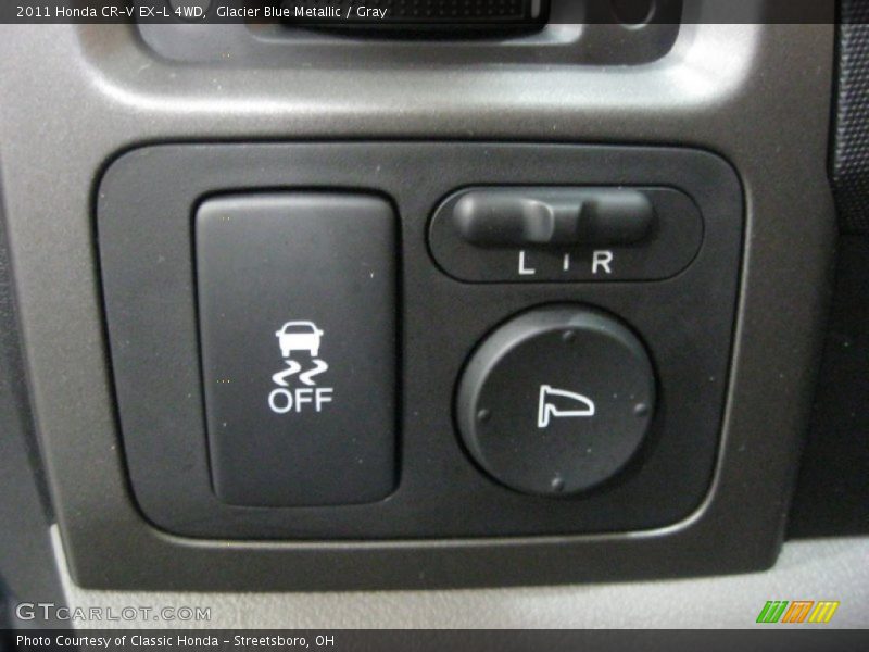 Glacier Blue Metallic / Gray 2011 Honda CR-V EX-L 4WD