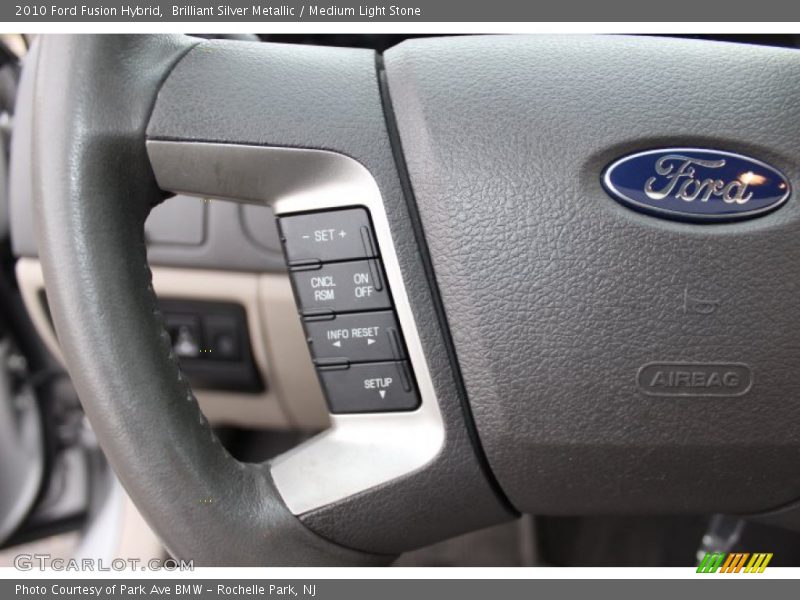Brilliant Silver Metallic / Medium Light Stone 2010 Ford Fusion Hybrid