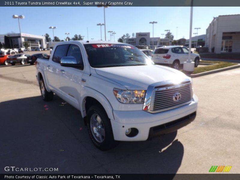 Super White / Graphite Gray 2011 Toyota Tundra Limited CrewMax 4x4