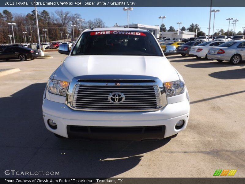 Super White / Graphite Gray 2011 Toyota Tundra Limited CrewMax 4x4