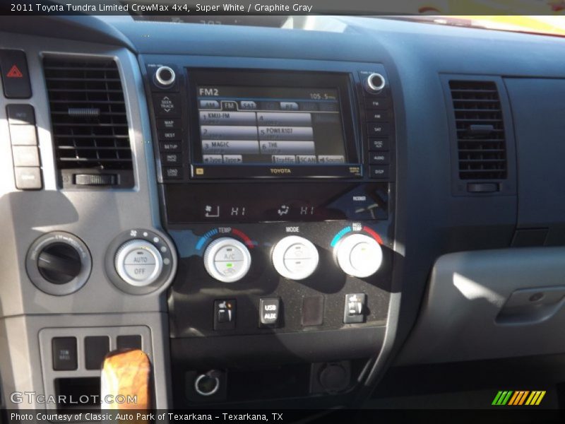 Super White / Graphite Gray 2011 Toyota Tundra Limited CrewMax 4x4