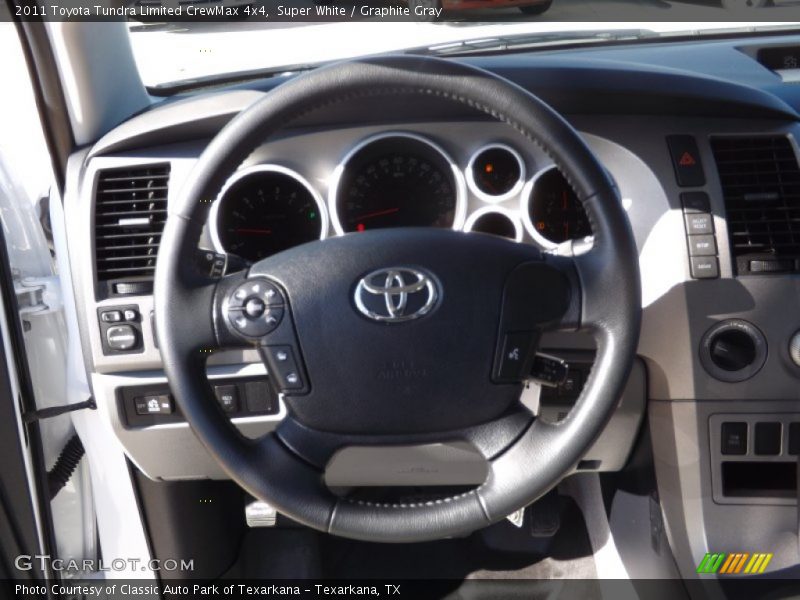 Super White / Graphite Gray 2011 Toyota Tundra Limited CrewMax 4x4