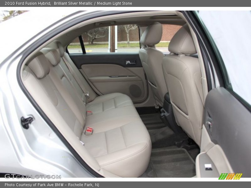 Brilliant Silver Metallic / Medium Light Stone 2010 Ford Fusion Hybrid