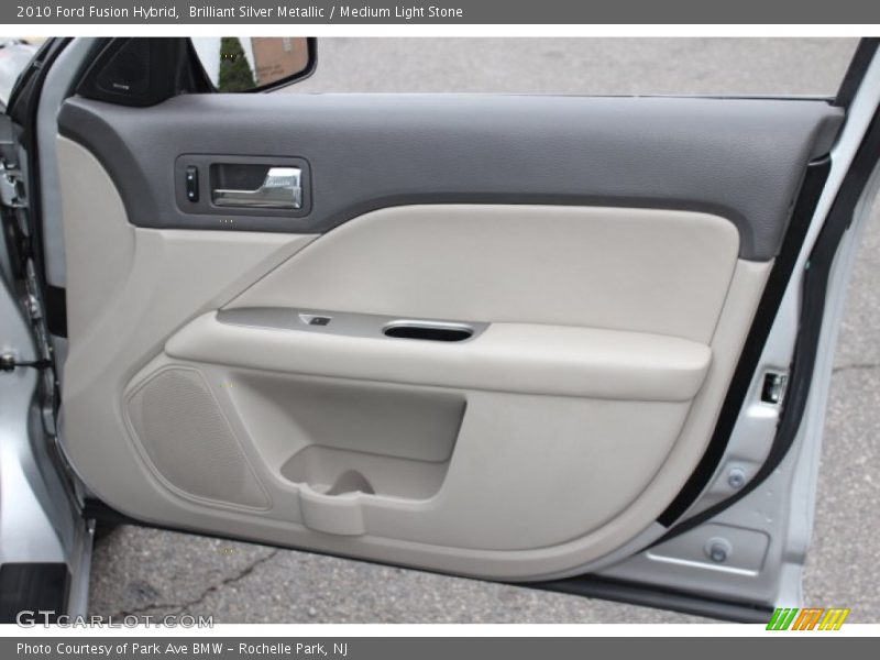 Brilliant Silver Metallic / Medium Light Stone 2010 Ford Fusion Hybrid