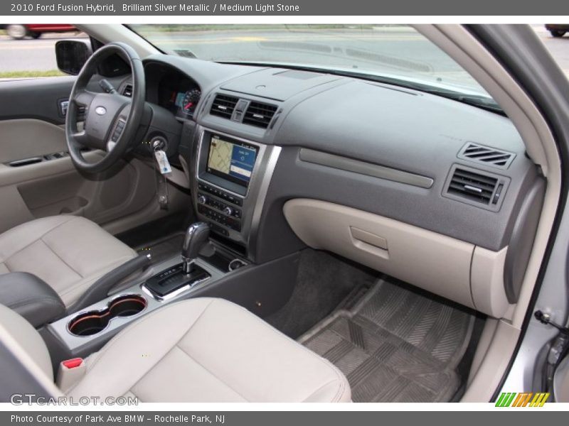 Brilliant Silver Metallic / Medium Light Stone 2010 Ford Fusion Hybrid