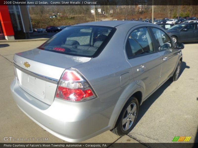 Cosmic Silver Metallic / Charcoal 2008 Chevrolet Aveo LS Sedan
