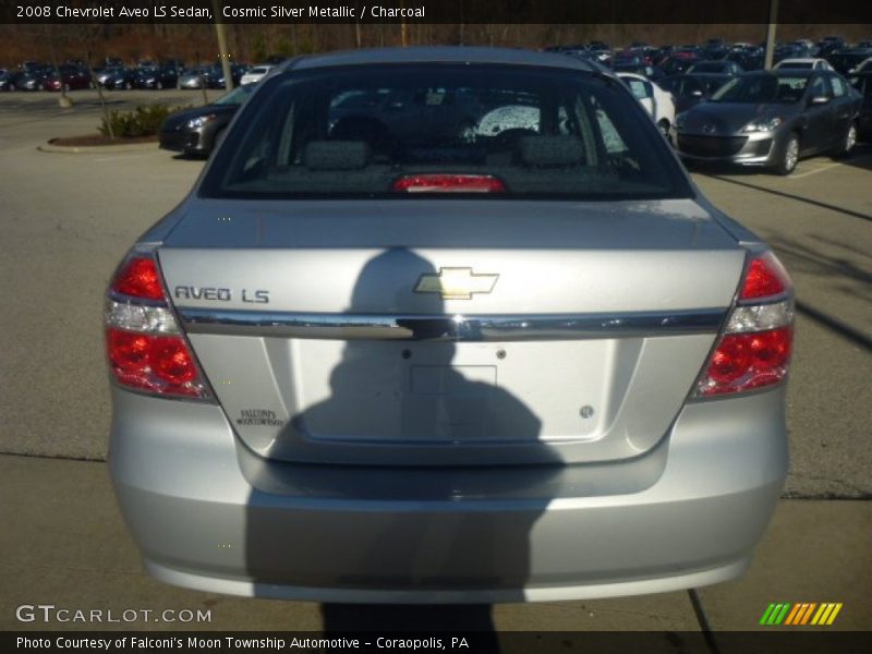 Cosmic Silver Metallic / Charcoal 2008 Chevrolet Aveo LS Sedan
