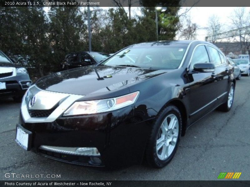 Crystal Black Pearl / Parchment 2010 Acura TL 3.5