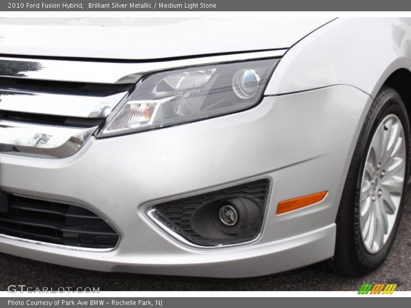 Brilliant Silver Metallic / Medium Light Stone 2010 Ford Fusion Hybrid