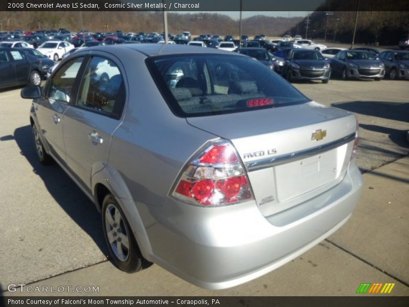 Cosmic Silver Metallic / Charcoal 2008 Chevrolet Aveo LS Sedan