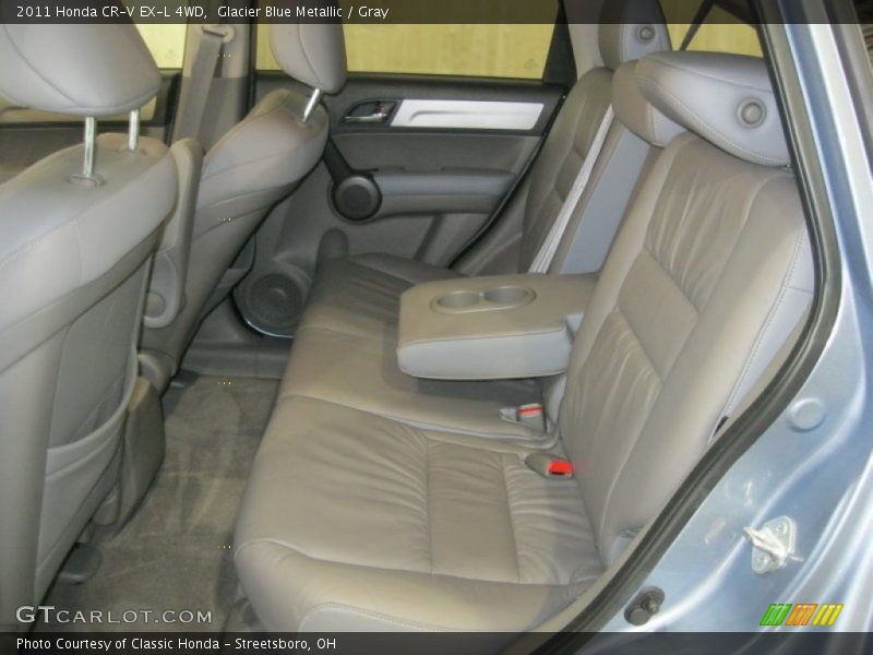 Glacier Blue Metallic / Gray 2011 Honda CR-V EX-L 4WD