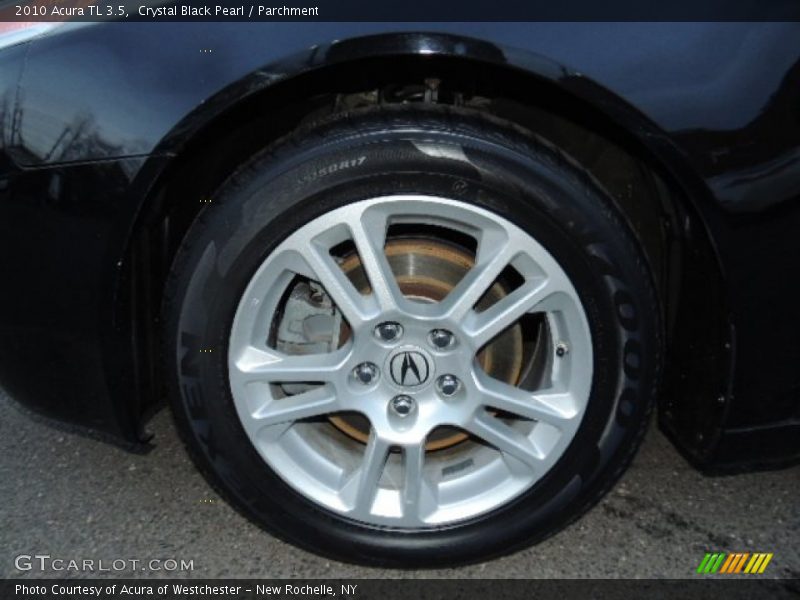 Crystal Black Pearl / Parchment 2010 Acura TL 3.5