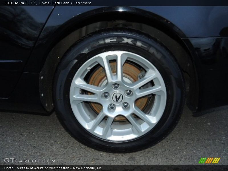 Crystal Black Pearl / Parchment 2010 Acura TL 3.5