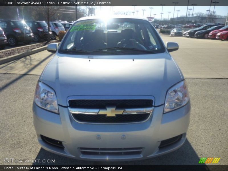 Cosmic Silver Metallic / Charcoal 2008 Chevrolet Aveo LS Sedan