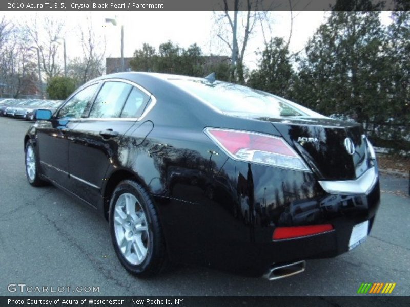 Crystal Black Pearl / Parchment 2010 Acura TL 3.5