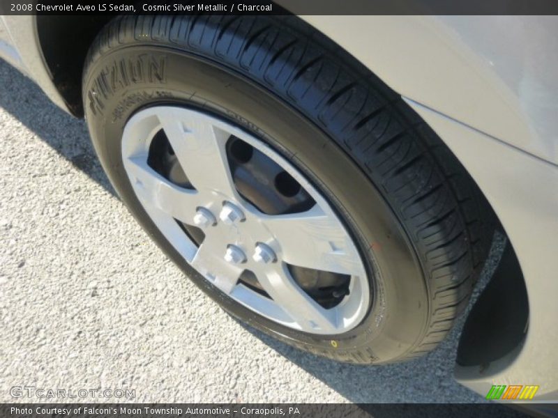 Cosmic Silver Metallic / Charcoal 2008 Chevrolet Aveo LS Sedan