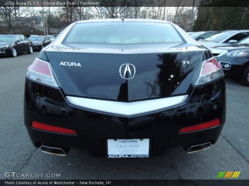 Crystal Black Pearl / Parchment 2010 Acura TL 3.5