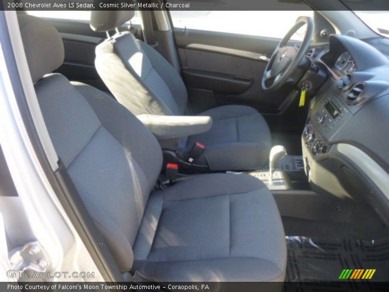 Cosmic Silver Metallic / Charcoal 2008 Chevrolet Aveo LS Sedan