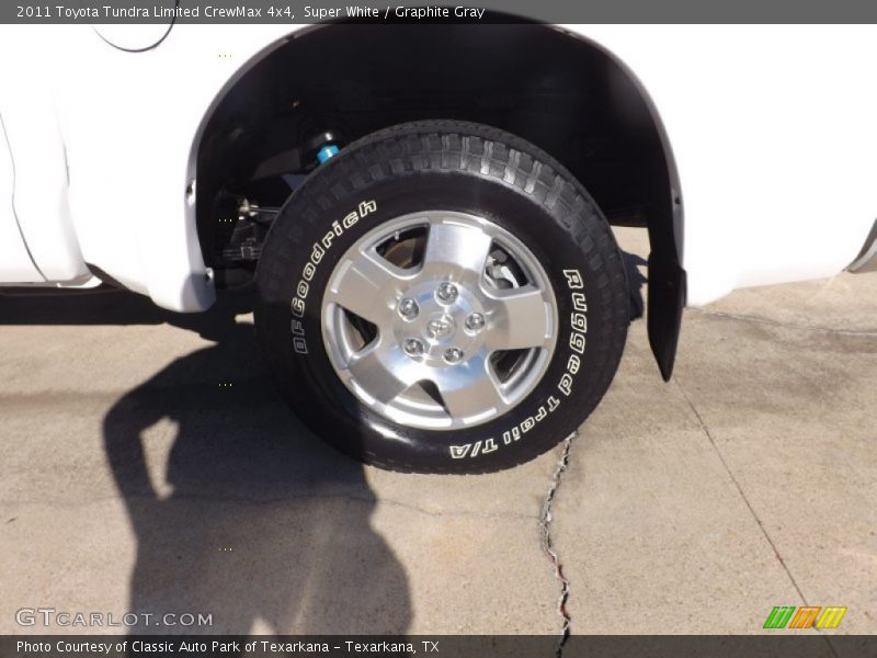 Super White / Graphite Gray 2011 Toyota Tundra Limited CrewMax 4x4