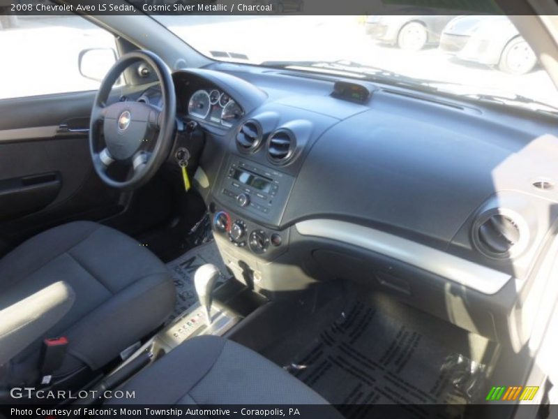 Cosmic Silver Metallic / Charcoal 2008 Chevrolet Aveo LS Sedan
