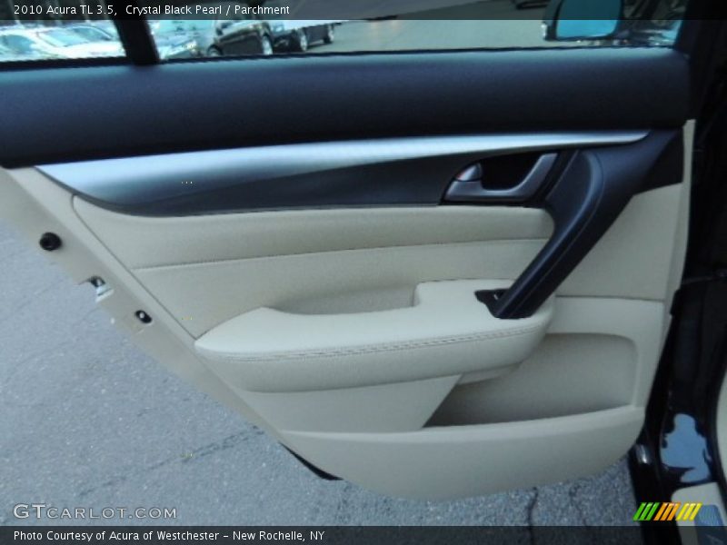 Crystal Black Pearl / Parchment 2010 Acura TL 3.5